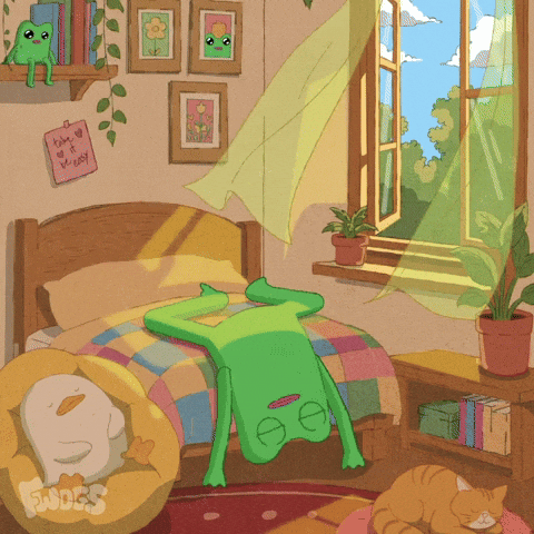Monday Morning Frog GIF by fwogs
