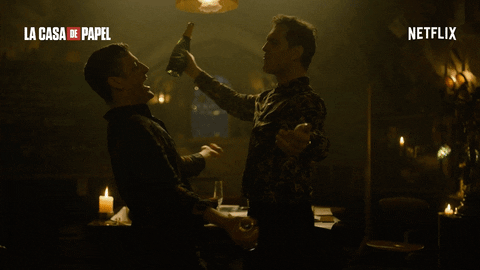 Celebrating La Casa De Papel GIF by NETFLIX
