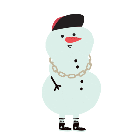snowman coolxmas Sticker by cottononkids