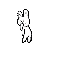 Jong Up Bunny Sticker
