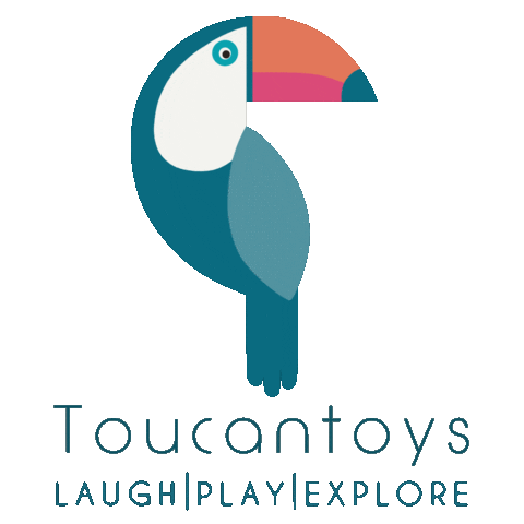Toucantoys giphyupload laugh play greece Sticker