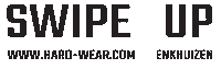 HARD-WEAR swipe up australian hard-wear altijd blijven hakken Sticker