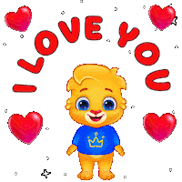 I Love You Very Much Sticker by Lucas and Friends by RV AppStudios