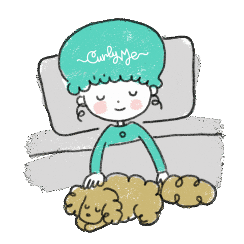 Curly Hair Sticker by Curly Me