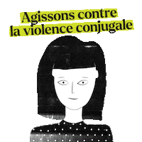 Violenceconjugale Sticker by Regroupement des maisons pour femmes victimes de violence conjugale