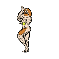 Dog Ball Sticker