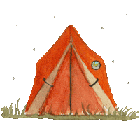 Holiday Camping Sticker