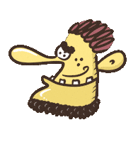 Big Mouth Laughing Sticker by Careless Doodles