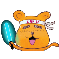 Tearing I Love You Sticker