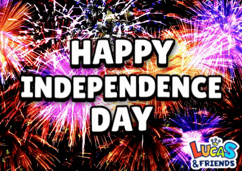 United States Celebration GIF by Lucas and Friends by RV AppStudios