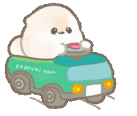 Car Puppy Sticker