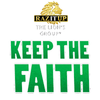 Going Up Keep The Faith Sticker by Yanni Raz