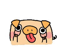 pig è¤ Sticker by Laurie Lo