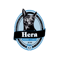 Hoppy Sticker by Hera Cider