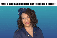 ComedianHollyLogan travel laughing comic flight GIF