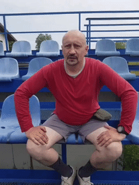 football waiting GIF