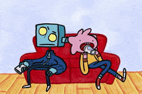intofog cartoon vibes snack icecream GIF