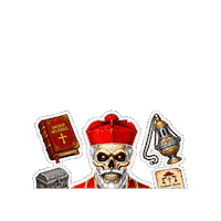 Halloween Skull Sticker