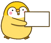 Anduony yellow penguin feet board Sticker