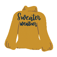 Freezing Sweater Weather Sticker