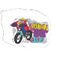 MTNCAT100 mountain cat mountaincat mtncat100 mountain cat 100 Sticker
