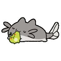 Nom Nom Cat Sticker
