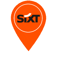 Car Rental Orange Sticker by Sixt