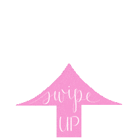 Pink Swipe Up Sticker
