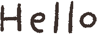 Hello Sticker