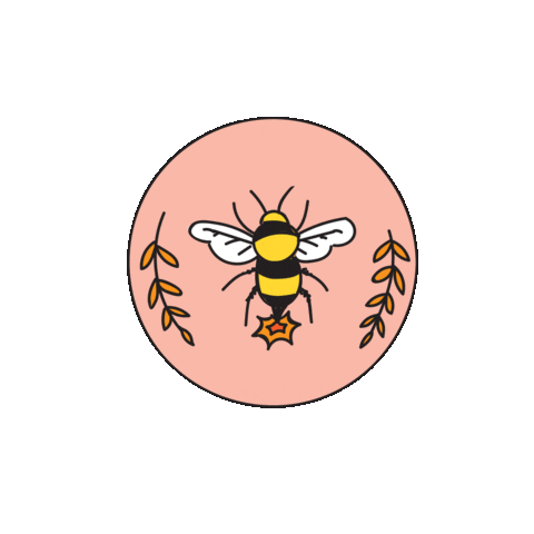 Vegan Bee Sticker
