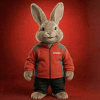 Easter Bunny Hello GIF by Denner