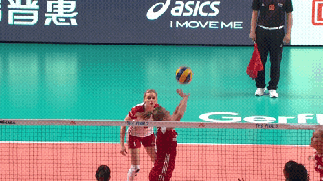 Hit Attack GIF by Volleyball World