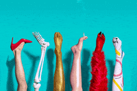 new years legs GIF