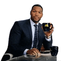 Michael Strahan Coffee Sticker by Good Morning America