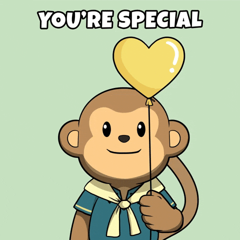 Love You Smile GIF by Wise Monkey Meme