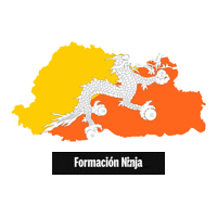 Bhutan Flag Sticker by Formación Ninja