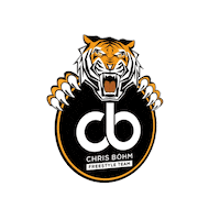 chris tiger Sticker