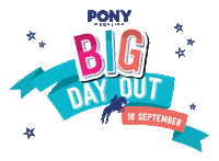 Big Day Out Sticker by PONY mag