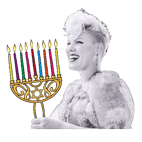 Happy Holidays Candles Sticker by P!NK