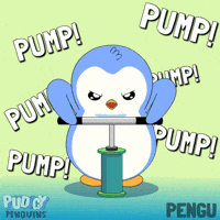 Pump It Money GIF by Pudgy Penguins
