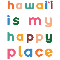 Hawaii Aloha Sticker by dolkii
