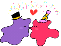 New Years Kiss Sticker by javadoodles