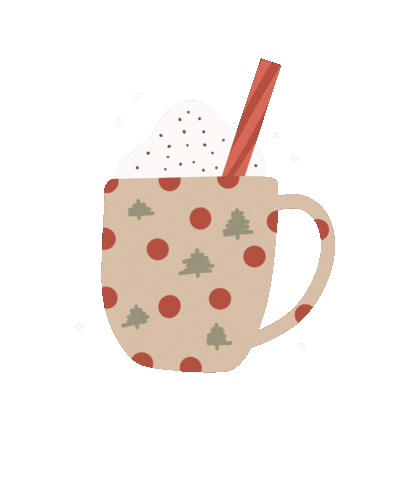 Hot Chocolate Christmas Sticker
