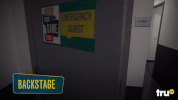 storage closet hiding GIF by truTV