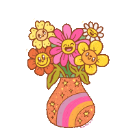 Flower Sticker by Turtle's Soup