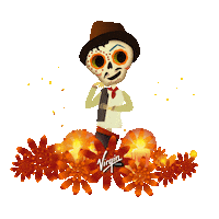 Mexico Catrin Sticker by Virgin Mobile México