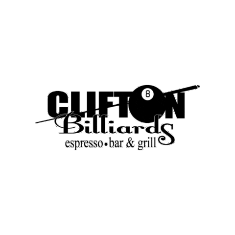 CliftonBilliards billiards billiard clifton shoot pool Sticker