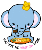 Singapore Elephant Sticker by Our Hawker Culture