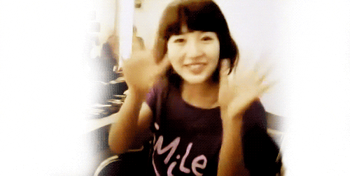 yoon eun hye i love her hand wave 3 GIF
