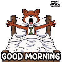 Good Morning Yawn Sticker by VeeFriends